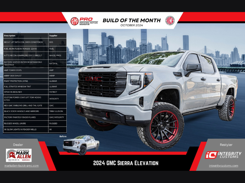 PRO Build of the Month: ‘24 GMC Sierra Elevation by Integrity Customs  