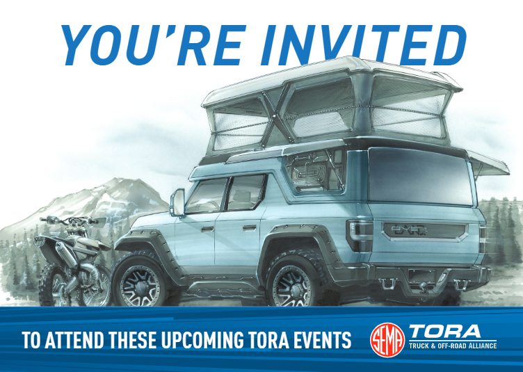 You're Invited - To Attend These Upcoming Tora Events