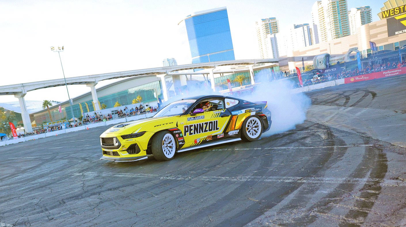 SEMA Show Registration Deadline Sept 27 attendee. Shell Unbound drifting