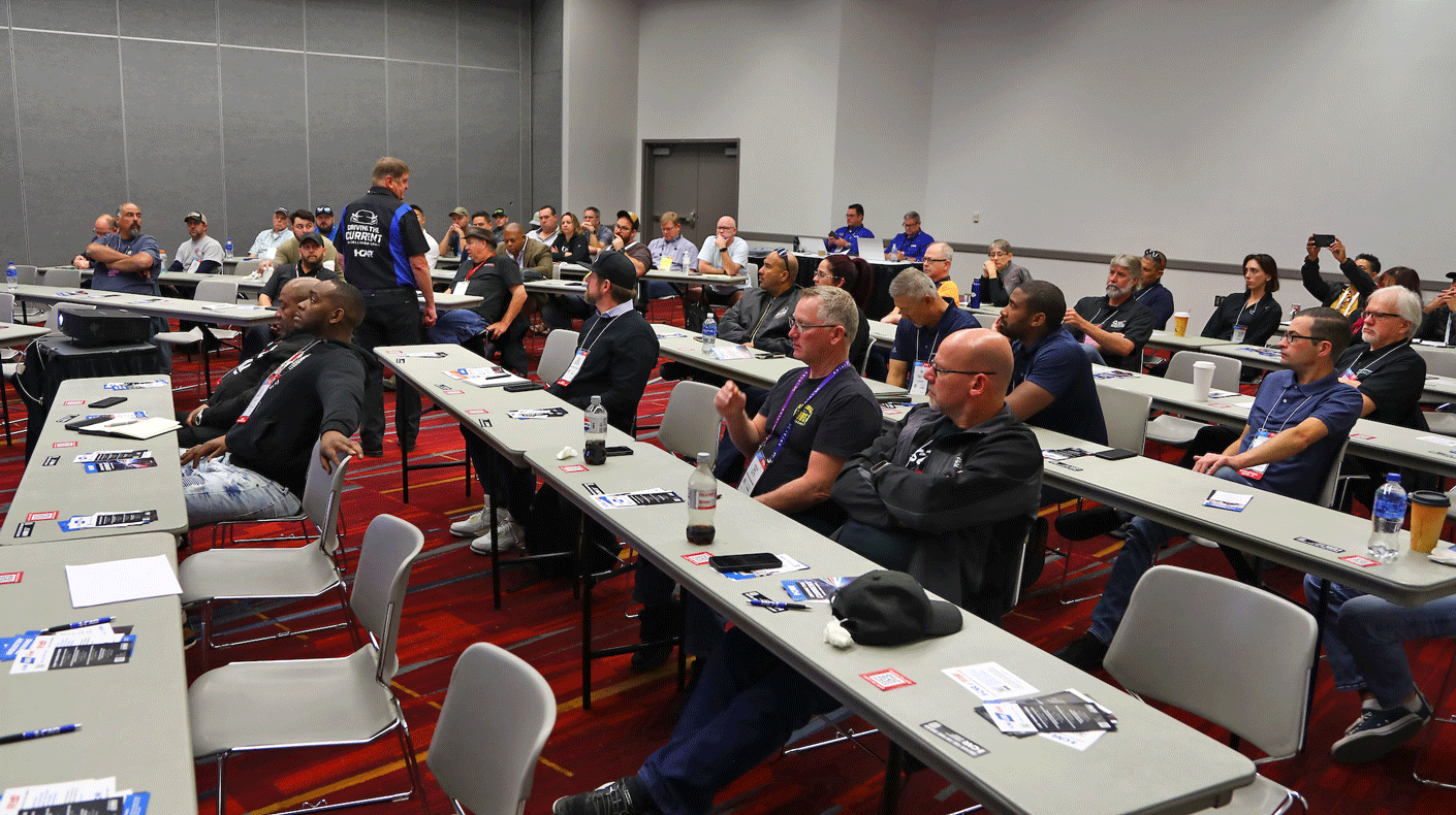 SCRS Education collision at SEMA