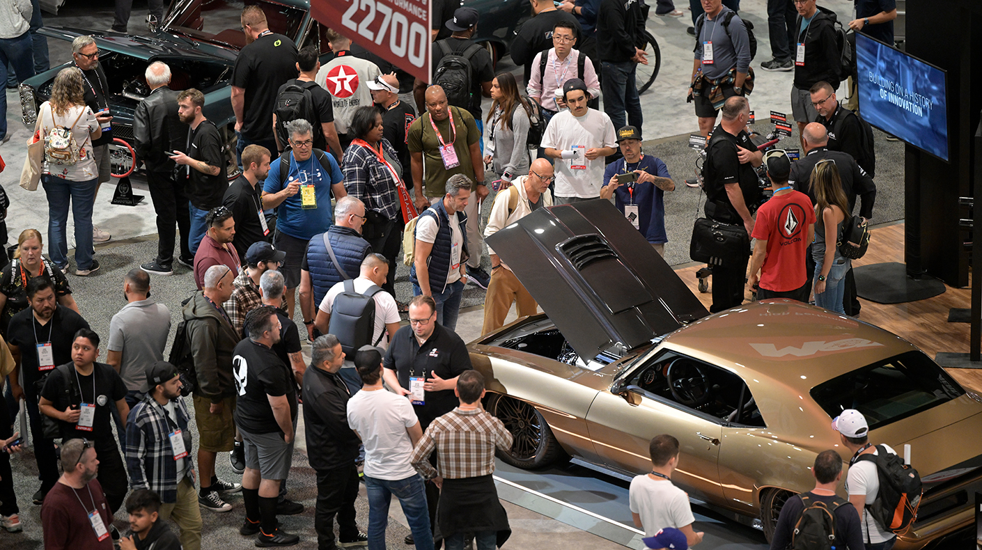 Car on SEMA Show Floor