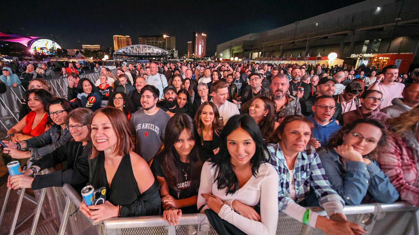 Industry Night @ SEMA 2024 crowd