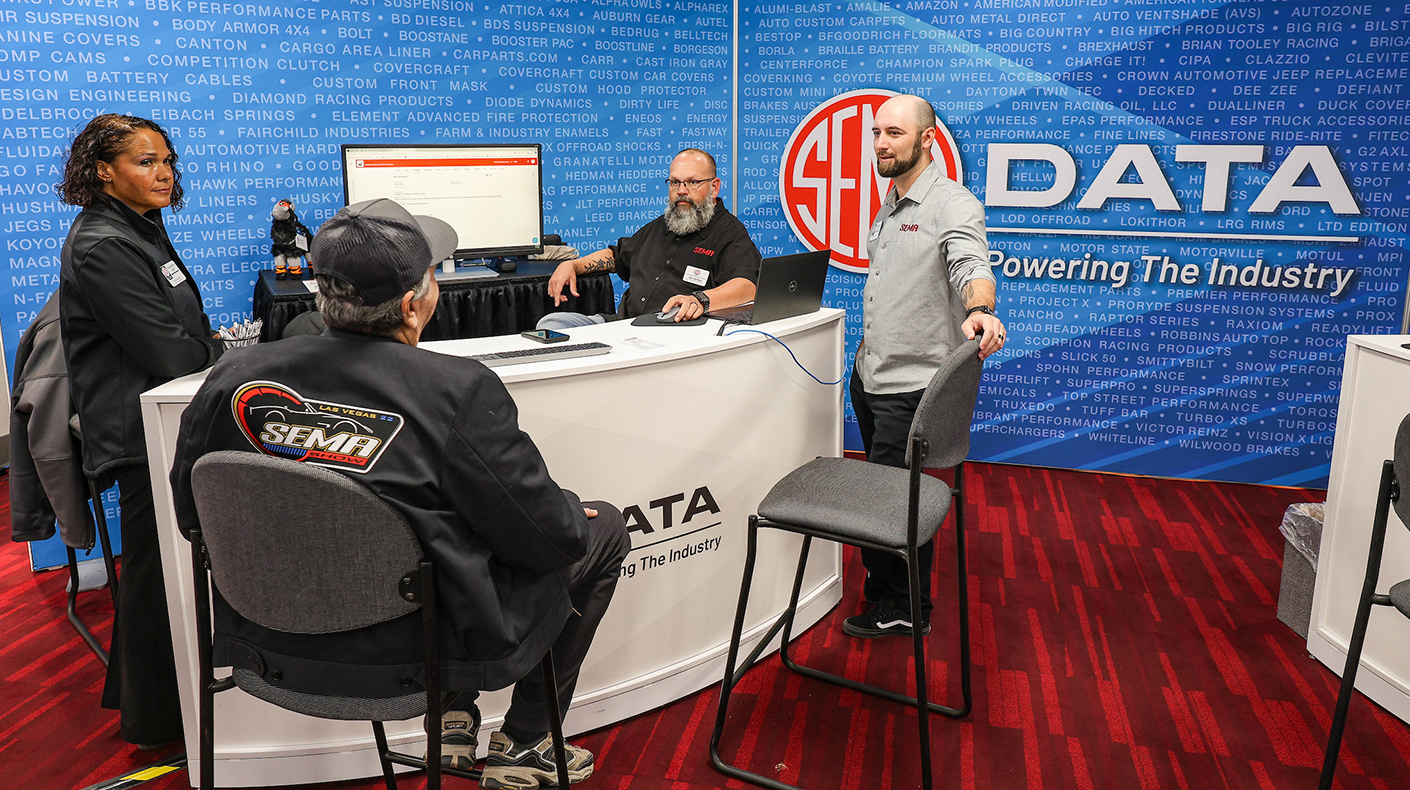 SEMA Data Booth